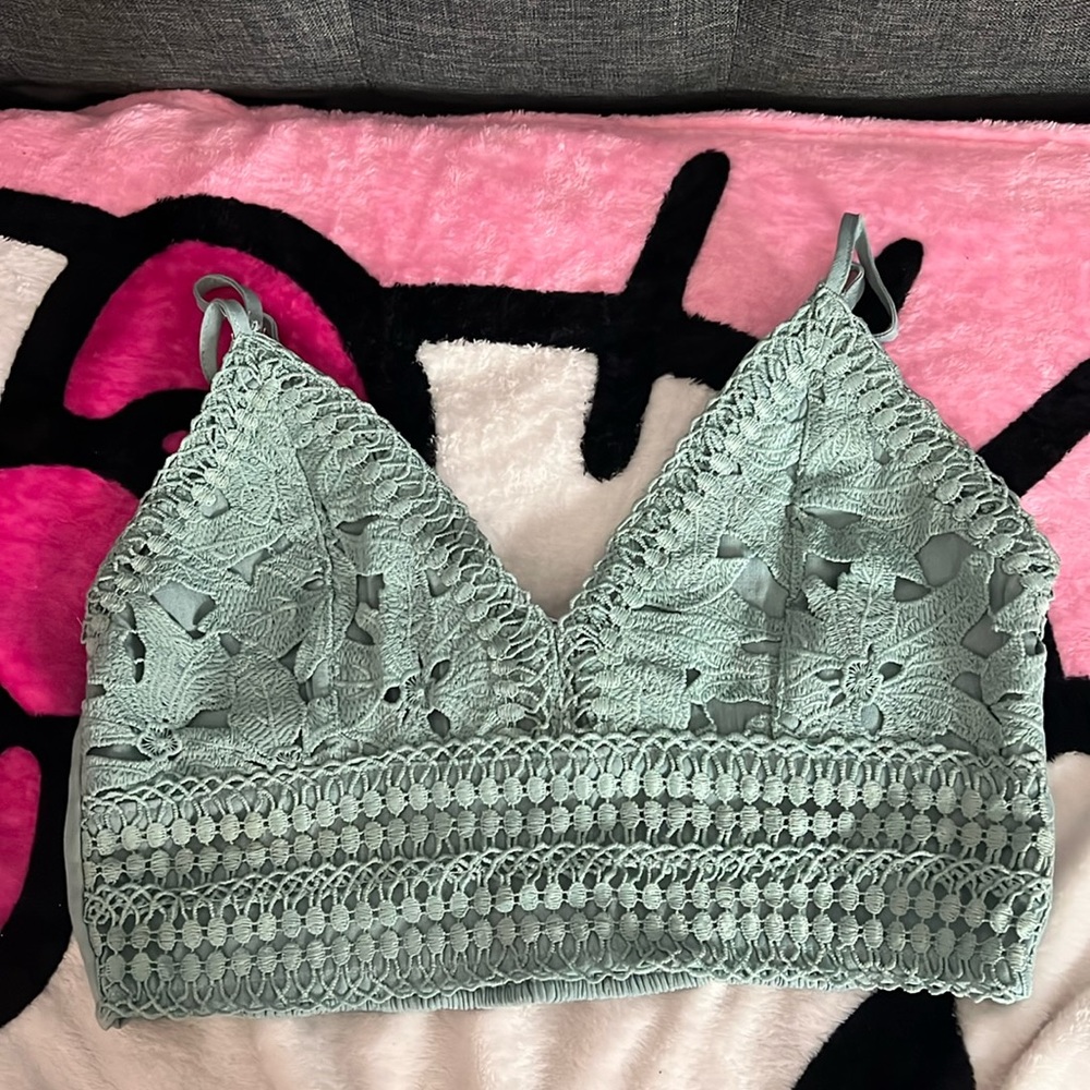 sage green tank top